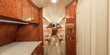 Interior of Gulfstream G200 galley