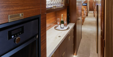 Global 7500 Interior- Galley