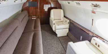 Gulfstream G550 Interior - chairs and couch