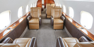 Global 5000 Interior - Facing Aft