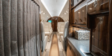 Hawker 800XP Interior Galley