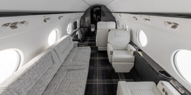 Gulfsteam G550 Interior chairs and couch