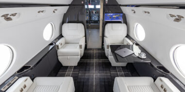 Gulfsteam G550 Interior chairs