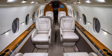 Hawker 4000 Interior chairs