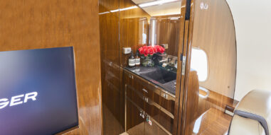 challenger 350 interior - lavatory