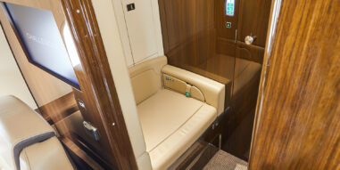 challenger 350 interior - lavatory